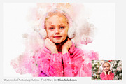 Watercolor Photoshop Action, an Action Add-On by SlideSalad (Thumbnail 3 of 14)