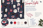 Vampire Night Vector set, a Seasonal Illustration by Universe Mary (Thumbnail 3 of 5)
