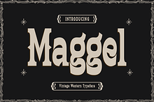 Vintage Western Display Font