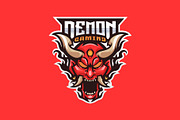 Demon Mascot Esport Logo, a Branding & Logo Template by prps.std (Thumbnail 3 of 3)