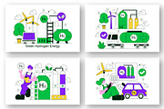 10 Green Hydrogen Energy, a Technology Illustration by denayunebgt (Thumbnail 3 of 4)