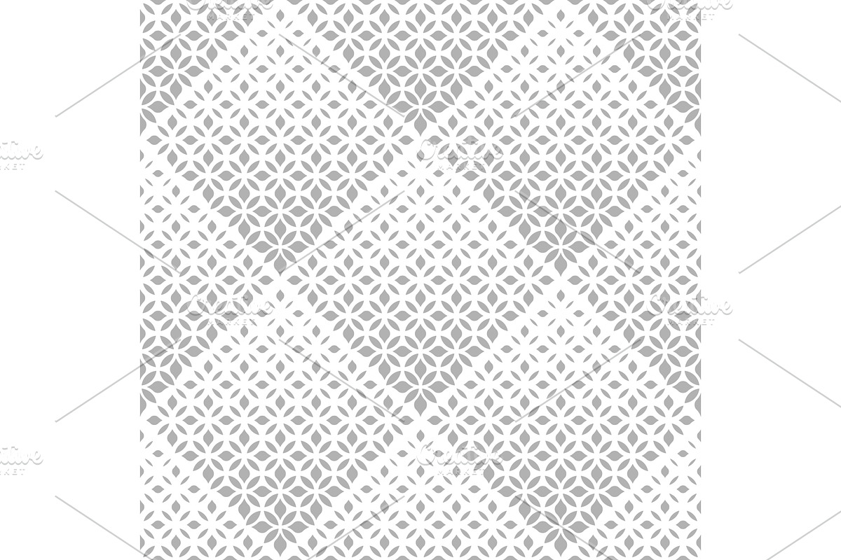 Geometric seamless floral pattern, a Pattern Graphic by RODINA (Photo 1 of 3)
