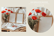 Poppy Muse | Frame mockup set, a Household Mockup by SCHÉRI (Thumbnail 3 of 10)