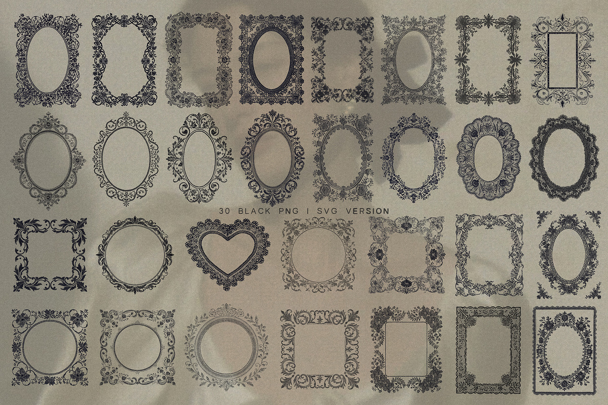 Imprinted Textured Frames, an Object Graphic by lerinartstudio (Photo 7 of 11)
