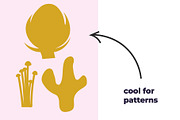 FOOD SHAPES SET (53 ELEMENTS), an Outline Icon by Bonfloret Studio (Thumbnail 3 of 9)