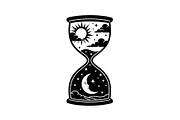Celestial Sun Moon Hourglass Bundle, an Illustration by Gaye Art (Thumbnail 6 of 31)