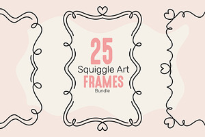 Squiggle Art Frames Bundle