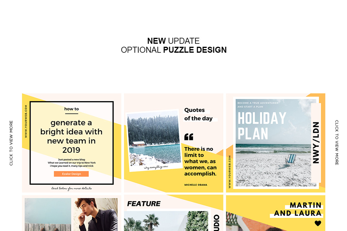 Puzzle Bold Bundle, a Social Media Template by Analogi Studio (Photo 13 of 39)