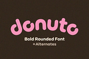 Donuto Font, a Sans Serif Font by Arbuz (Thumbnail 1 of 8)