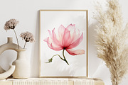 Watercolor Translucent Flower Vector, a Pattern Graphic by Deckar_art (Thumbnail 4 of 5)