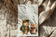 STYLISH HAMSTER FAMILY CLIPART PACK, an Animal Illustration by Daring Digies (Thumbnail 8 of 9)
