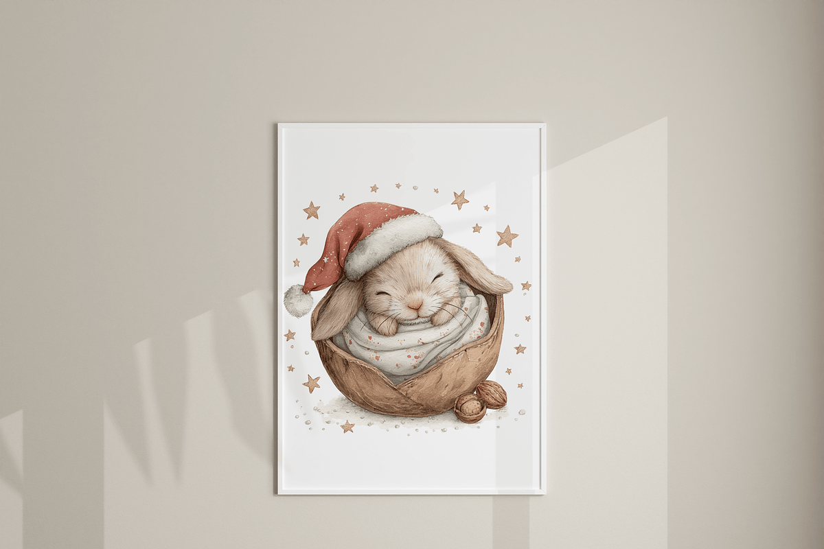 16 Christmas Bunny Clipart, a Decorative Illustration by Pati Charm Studio (Photo 7 of 8)