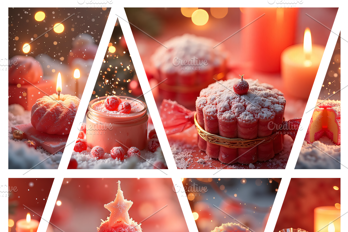 Festive Winter Sweets Bundle, an Illustration by ETARA by Mea Hau (Photo 1 of 7)