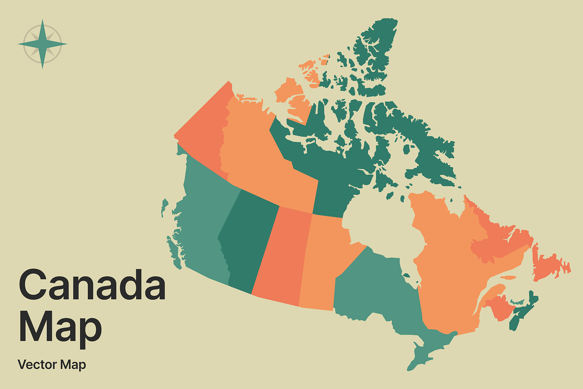 Canada Vector Map, a Graphic by Ben Buysse (Photo 1 of 4)