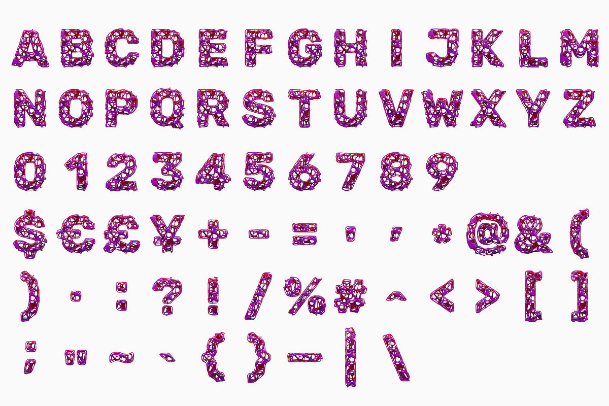 BioLattice Abstract Font, a Sans Serif Font by itefan Studio (Photo 4 of 5)