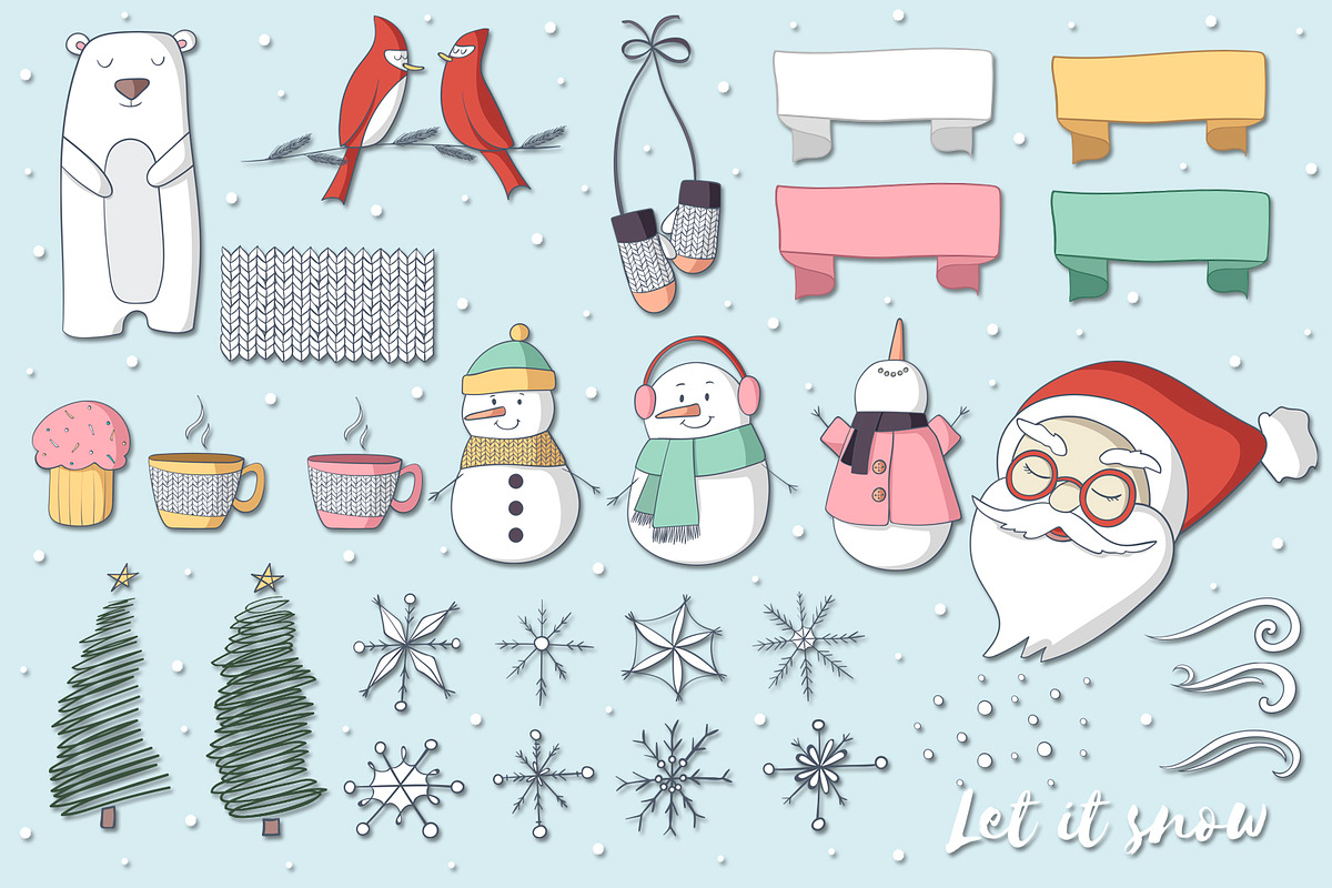 Let it Snow, an Illustration by clipick (Photo 2 of 5)