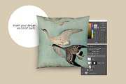 Isolated squaer cushion mockup, a Product Mockup by Dorado Stock (Thumbnail 3 of 7)