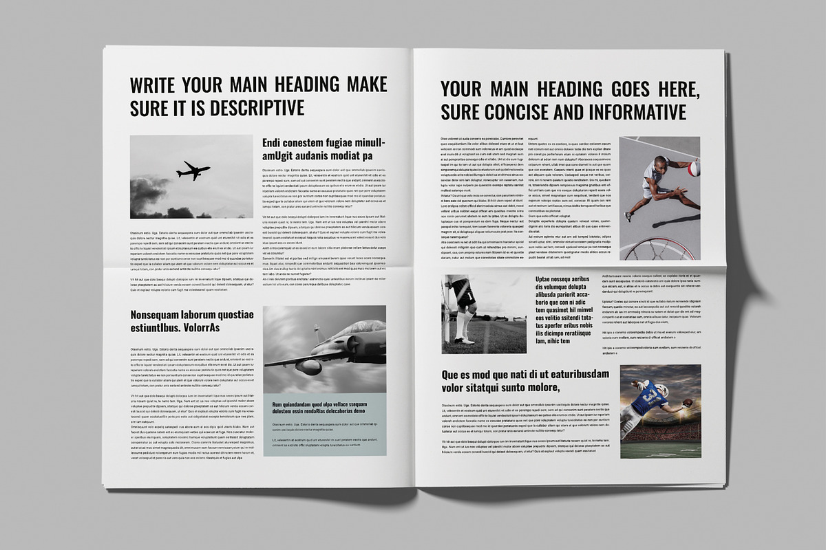 Modern Editable Newspaper Template preview 5