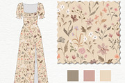 Blotchy Wildflowers, a Pattern Graphic by Mieken Petra Designs (Thumbnail 4 of 4)