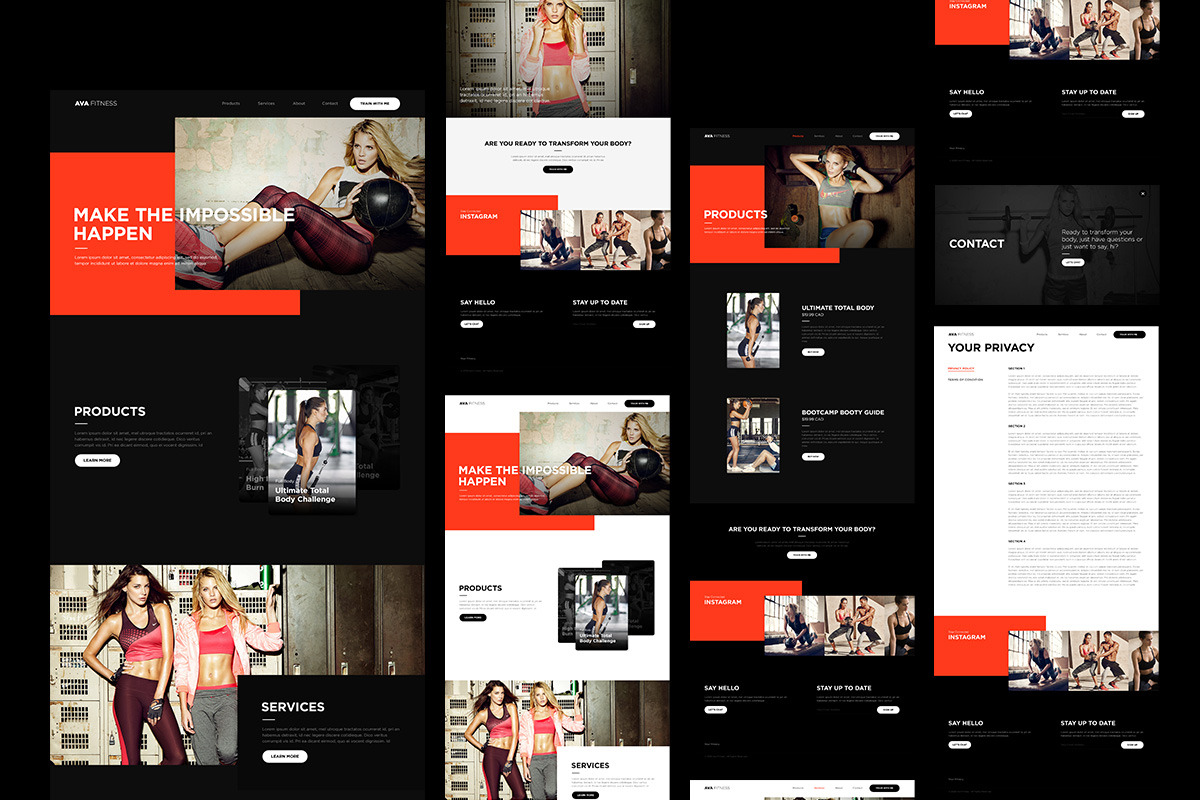 Ava - HTML Website Template, a HTML Template by Bichin (Photo 2 of 2)