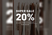 Sale Marketing Poster Design 59, a Social Media Template by shahsoft (Thumbnail 2 of 2)