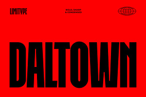 Daltown - Bold Condensed Font