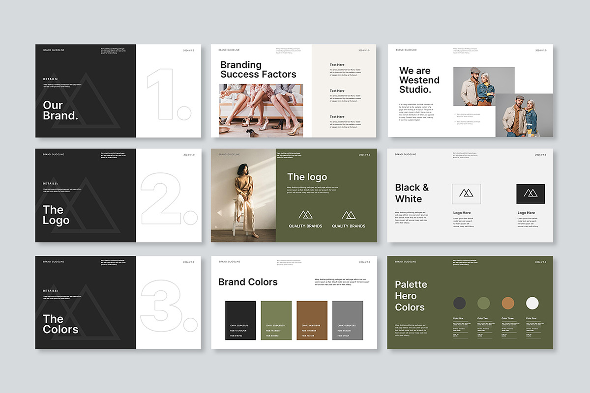 Brand Guideline Presentation, a Templates & Theme by Slide_Genius1 (Photo 5 of 6)