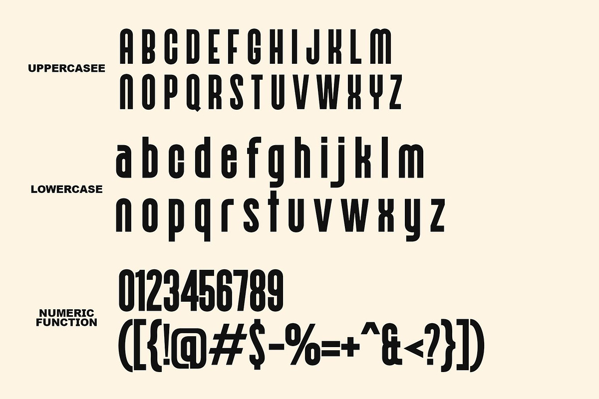 Meacros - Modern Font, a Sans Serif Font by Luna Shop (Photo 4 of 7)