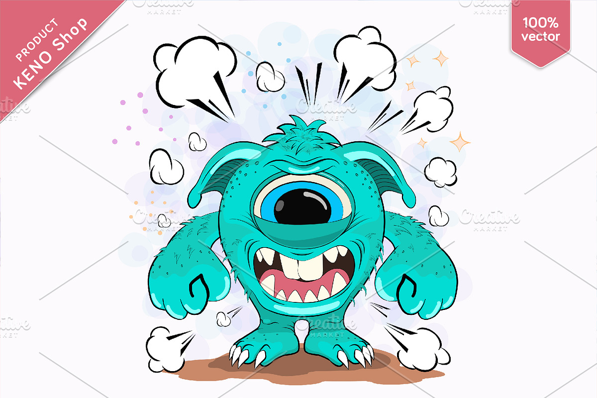 Set of cute cartoon animals, an Animal Illustration by KENO Mascots (Photo 7 of 9)