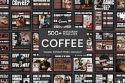 Coffee Black Template, a Social Media Template by Kalubuak (Thumbnail 1 of 10)