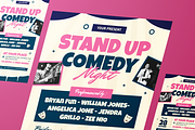 Stand Up Comedy Flyer Set, a Flyer Template by Annora Studio (Thumbnail 4 of 6)