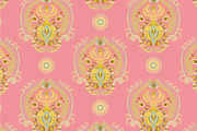 Indian Damask patterns, a Pattern Graphic by Sunny_Lion (Thumbnail 3 of 3)