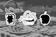 Summer Picnic. Line Graphic, a Person Illustration by Schumacher Shop (Thumbnail 4 of 13)
