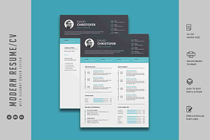 225. Modern Resume Template