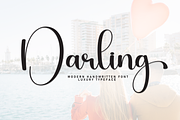 Darling | Script Font, a Handwritten Font by Scratchones (Thumbnail 1 of 9)