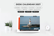 A5 Desk Calendar 2027, a Stationery Template by MstArtwork (Thumbnail 5 of 5)