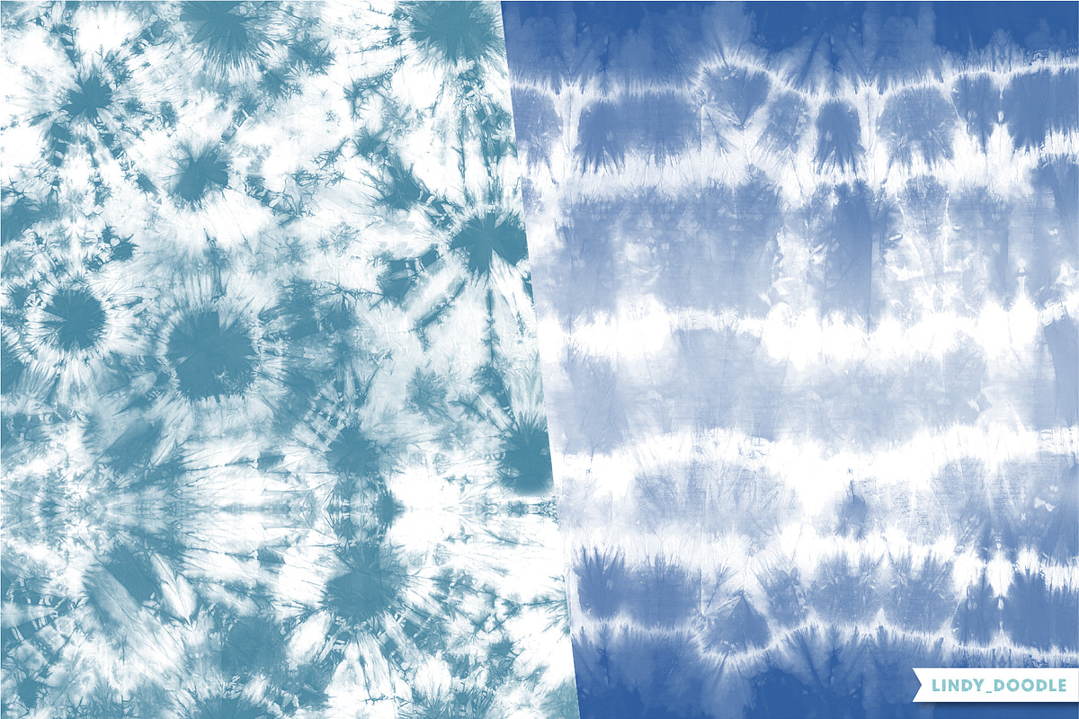 Monochromatic Tie Dye Pack 2, a Pattern Graphic by Lindy_doodle (Photo 5 of 9)