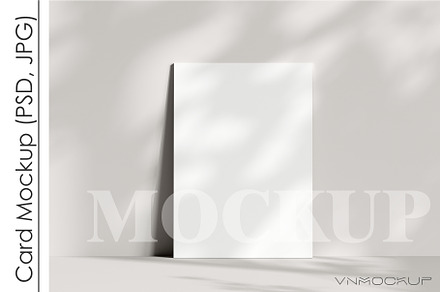 Card Mockup PSD JPG, a Poster Template by VNmockup