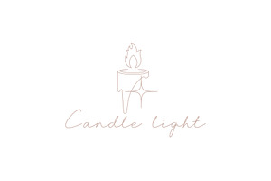 candle logo vector icon illustration, a Branding & Logo Template by Dyn Studio