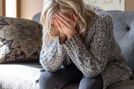 Woman struggling with depression, a Health & Medical Photo by Wellness Stock Market