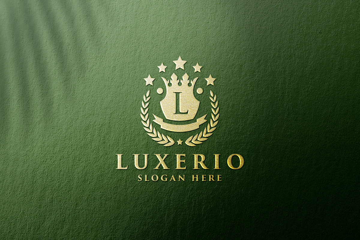 Luxury Monogram Letter L Crown preview 3