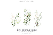 Watercolor Delicate Wildflowers, a Decorative Illustration by Patishop Art (Thumbnail 2 of 7)