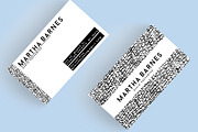 Modern Black And White Business Card, a Business Card Template by cadinera (Thumbnail 4 of 6)