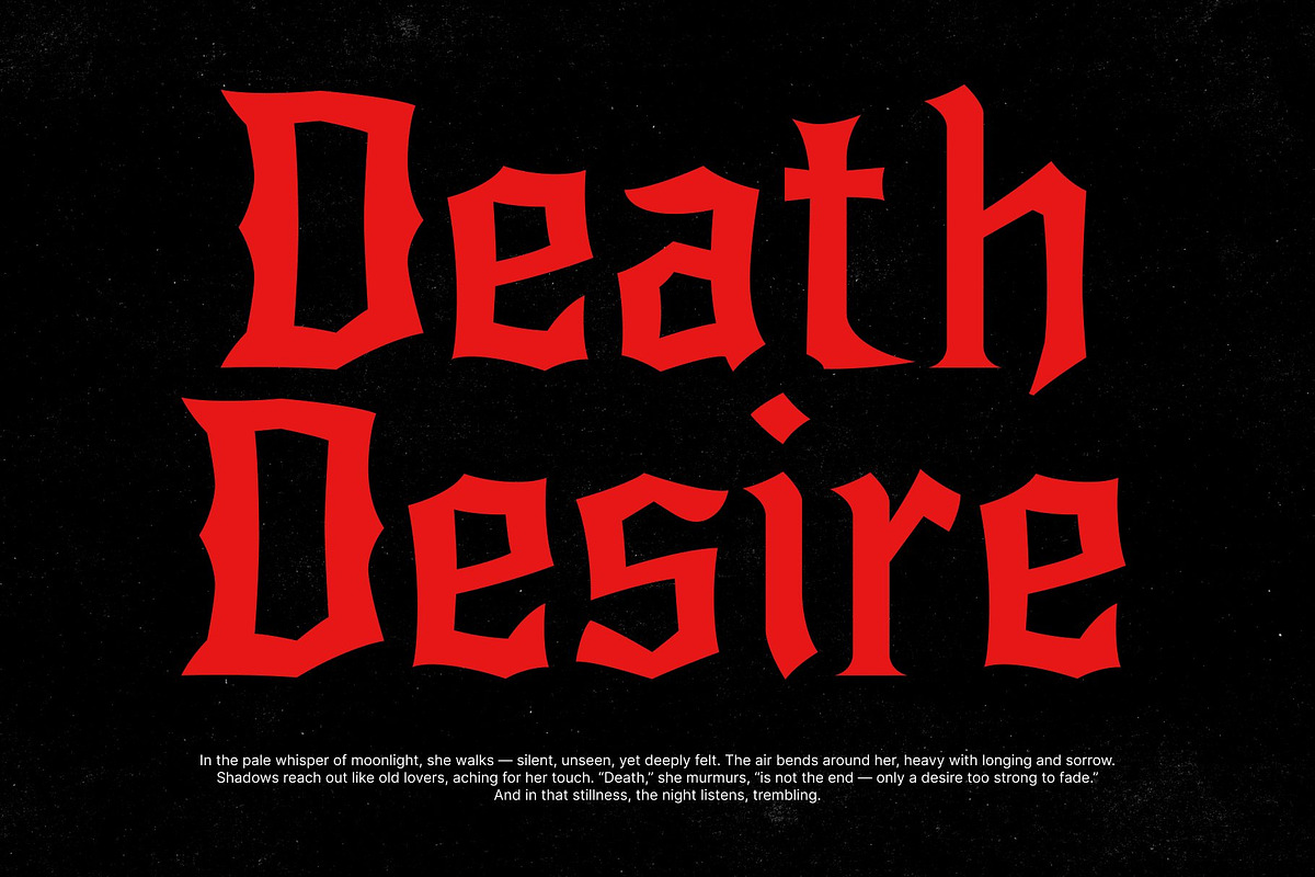 CS Alchemy – Black Metal Font, a Blackletter Font by Craft Supply Co. (Photo 2 of 8)