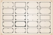 Decorative frames and borders set #1, an Object Graphic by Digiselector Design Goods (Thumbnail 6 of 7)