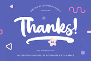 Vanila Chute Bold Handwritten Font, a Script Font by Letterena Studios Script (Thumbnail 20 of 20)