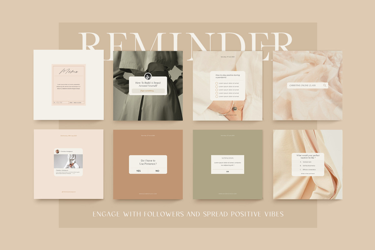 Instagram Coach Engagement CANVA PS, a Social Media Template by Eviory (Photo 34 of 48)