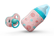 Baby Bottle and Pacifier Vol2 Mockup, a Product Mockup by PixelMockup (Thumbnail 5 of 17)