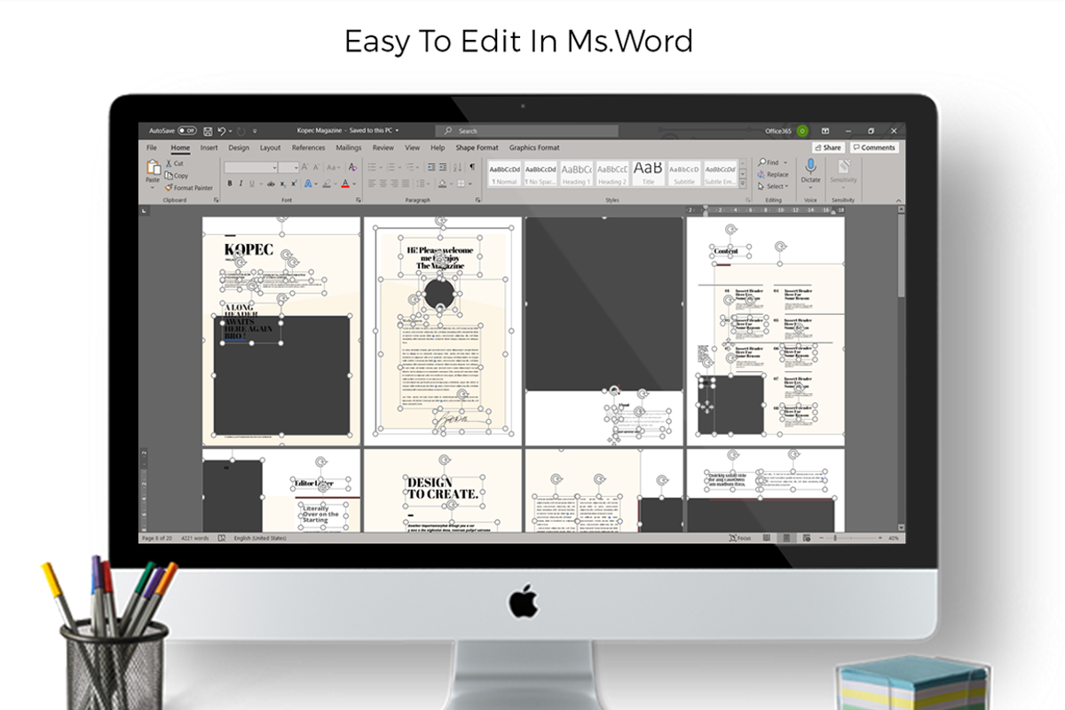 Kopec | Magazine Template, a Magazine Template by spidergraph (Photo 11 of 12)