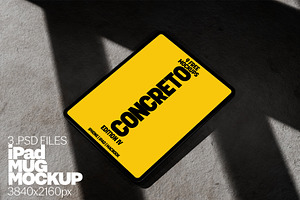 Concreto iPad Mockup Bundle
